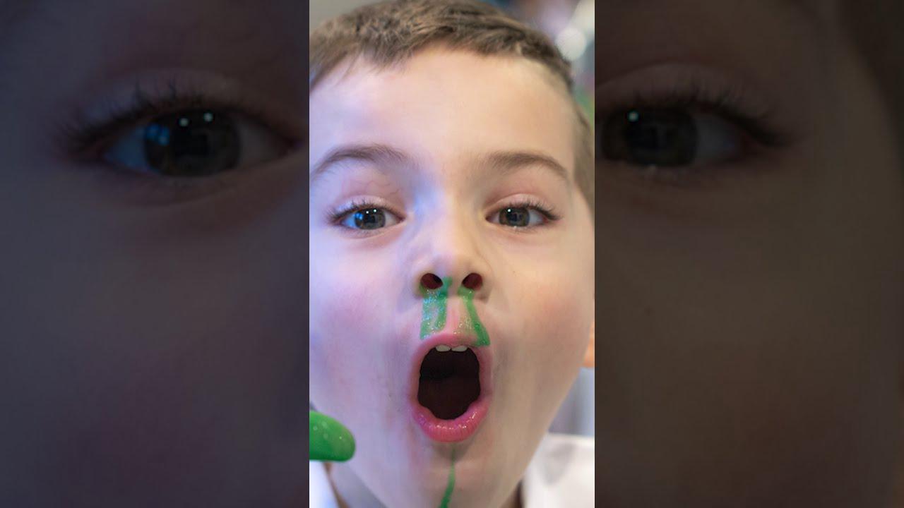 'Video thumbnail for Green Slime and Fake Snot Fun #Shorts'