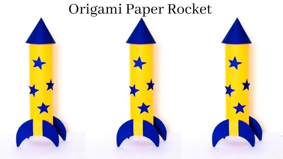 'Video thumbnail for DIY Paper Rocket Made Easy - Paper Crafts'