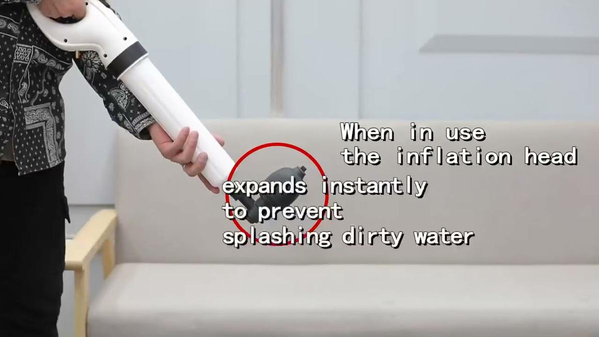 'Video thumbnail for FEIYABDF Toilet Plunger, Drain Unblocker, Powerful Manual Pneumatic Dredge Equipment.'