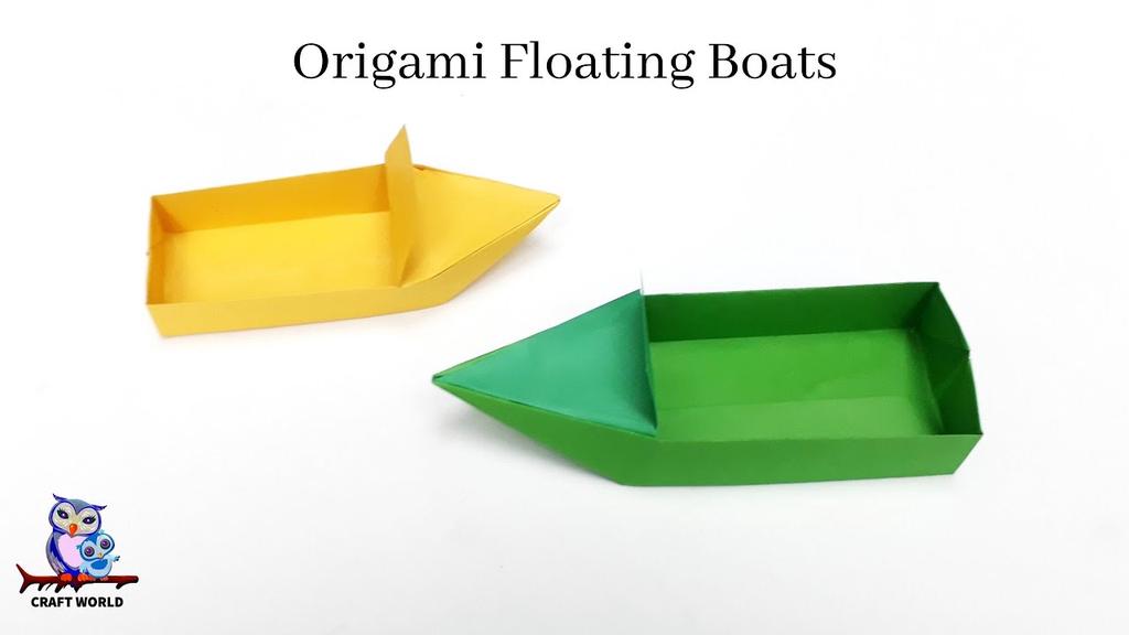'Video thumbnail for Origami Paper Boat - Easy Paper Crafts'