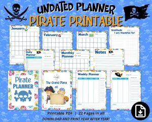 Pirate Planner - Undated