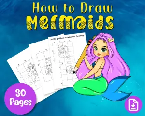 How to Draw Mermaids Pack