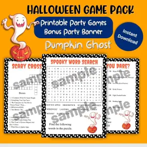 Halloween Games Pack - Pumpkin Ghost