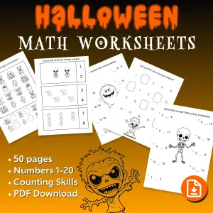Halloween Counting Worksheets
