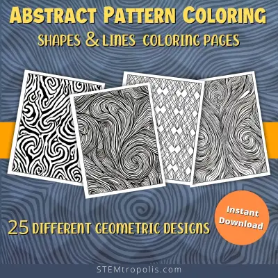 Abstract Pattern - Printable Coloring Pages