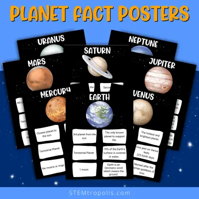 Planet Facts Posters