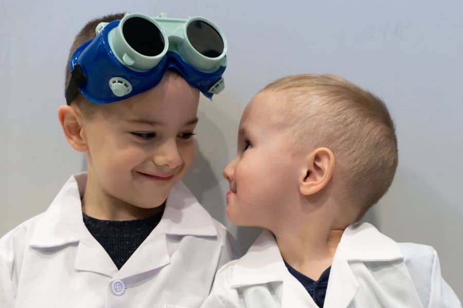 Kids having fun with Science