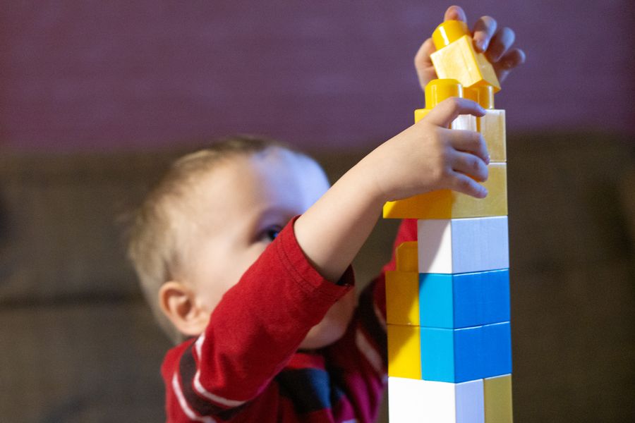 Toddler stacking Mega Bloks STEM Building Toy