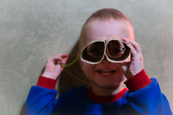 Toilet Paper Roll STEM Activity Binoculars