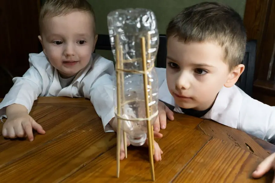 Plastic Bottle Rocket STEM Activity