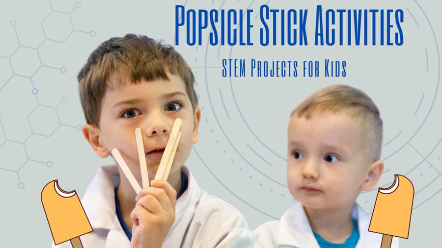 9 STEM Projects using Popsicle Sticks: Fun Kids Activities