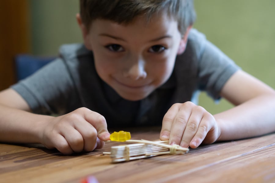 Popsicle Stick Catapult STEM Activity