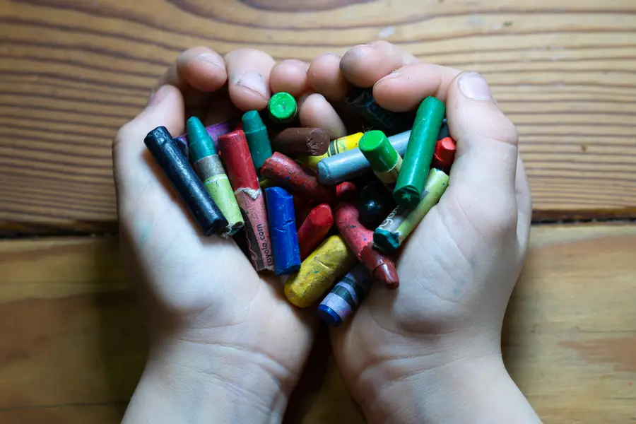 Recycle Crayon Bits Kids Activity