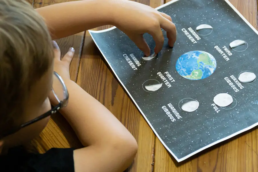 Space Printables - Phases of the Moon