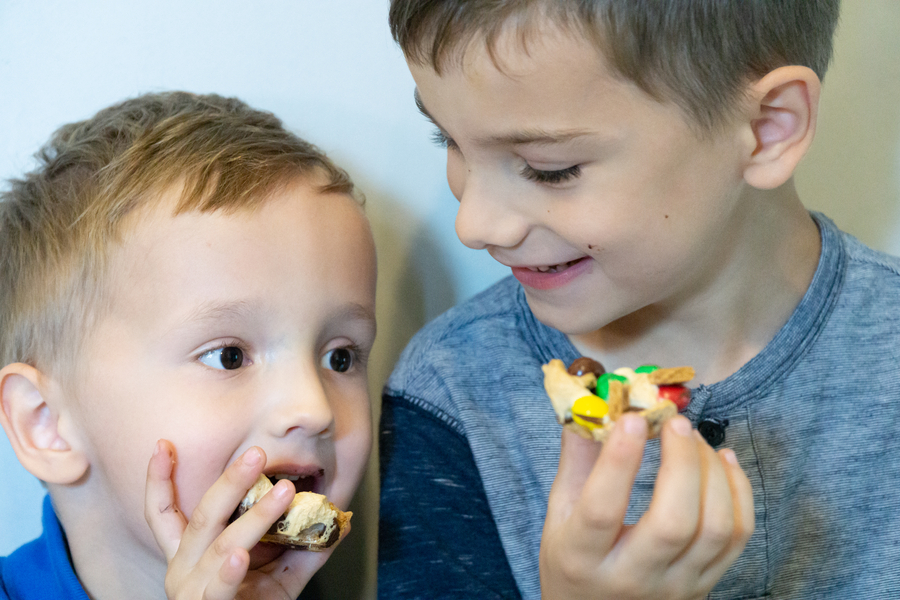 STEM Cooking Activity - Kids Eating Edible Rocks