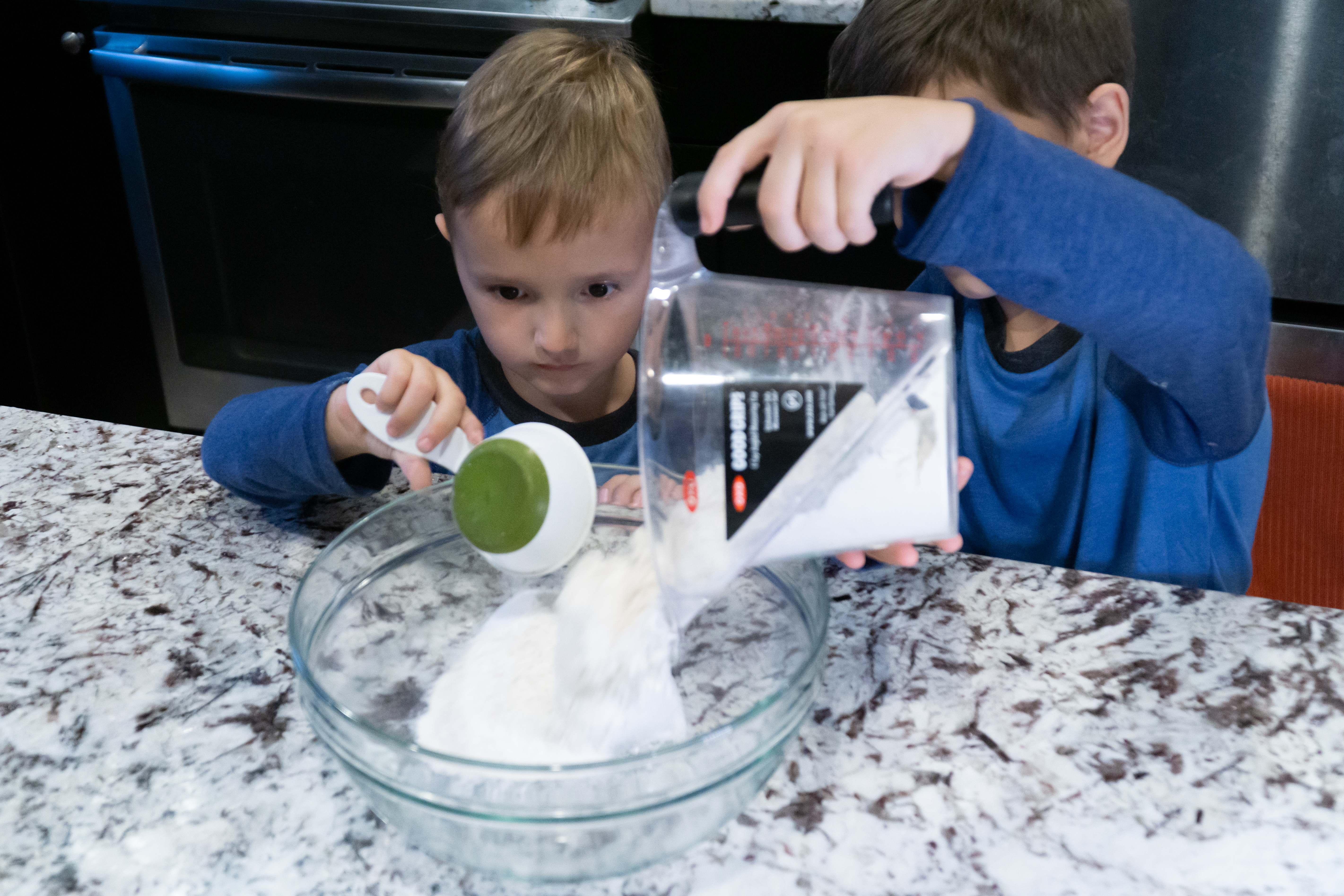 Home Made Playdough - Mix Dry Ingredients