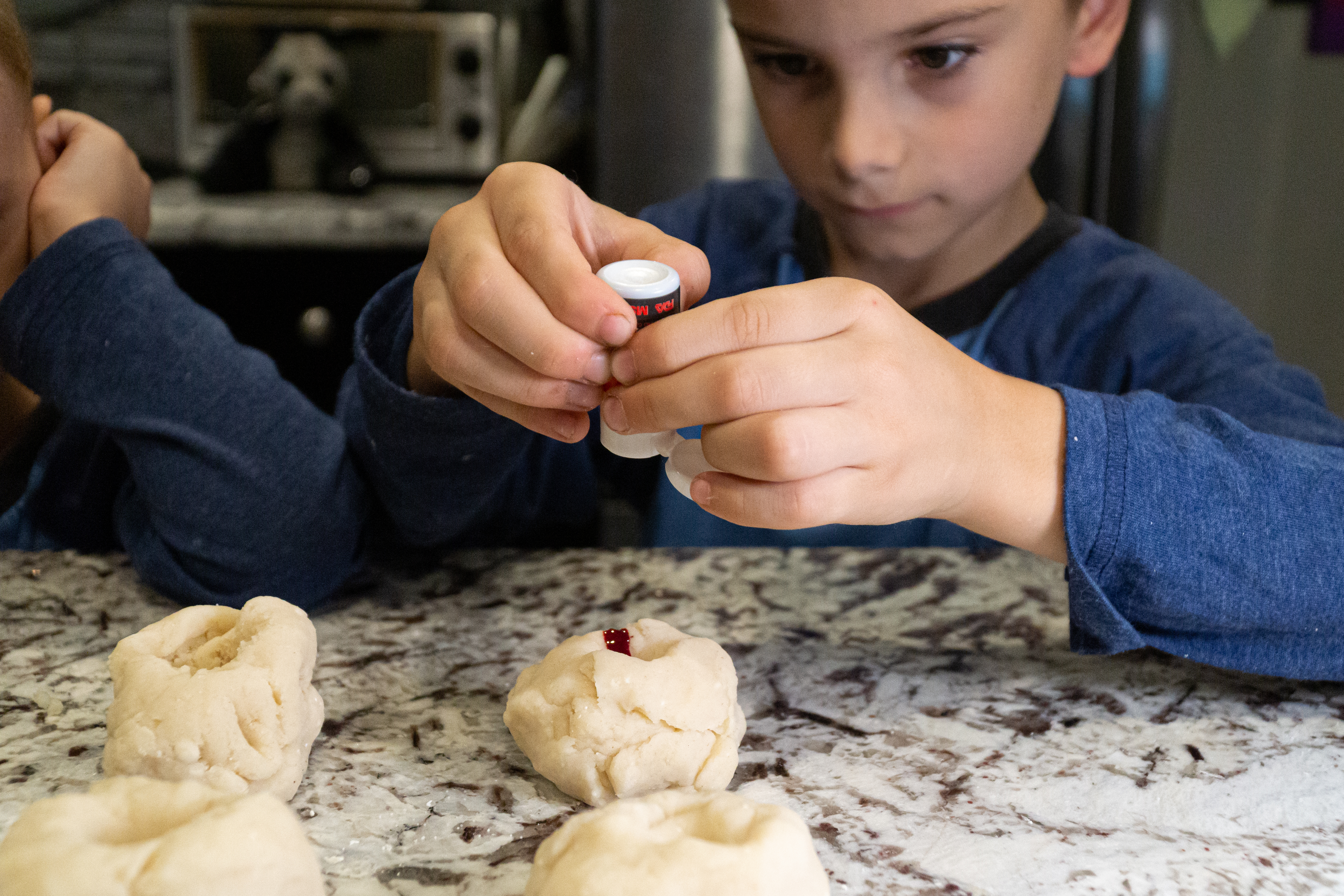 Home Made Playdough - Add Food Coloring