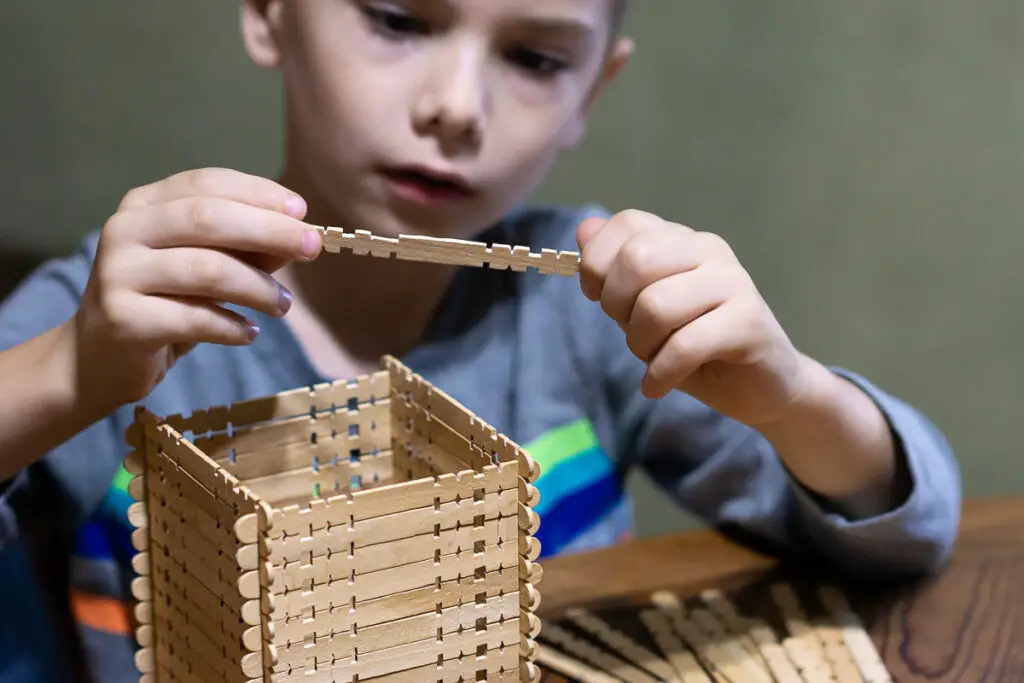 Building with Craft Sticks