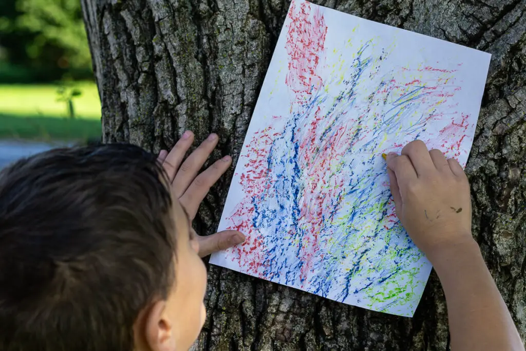 Plant Activities Bark Art