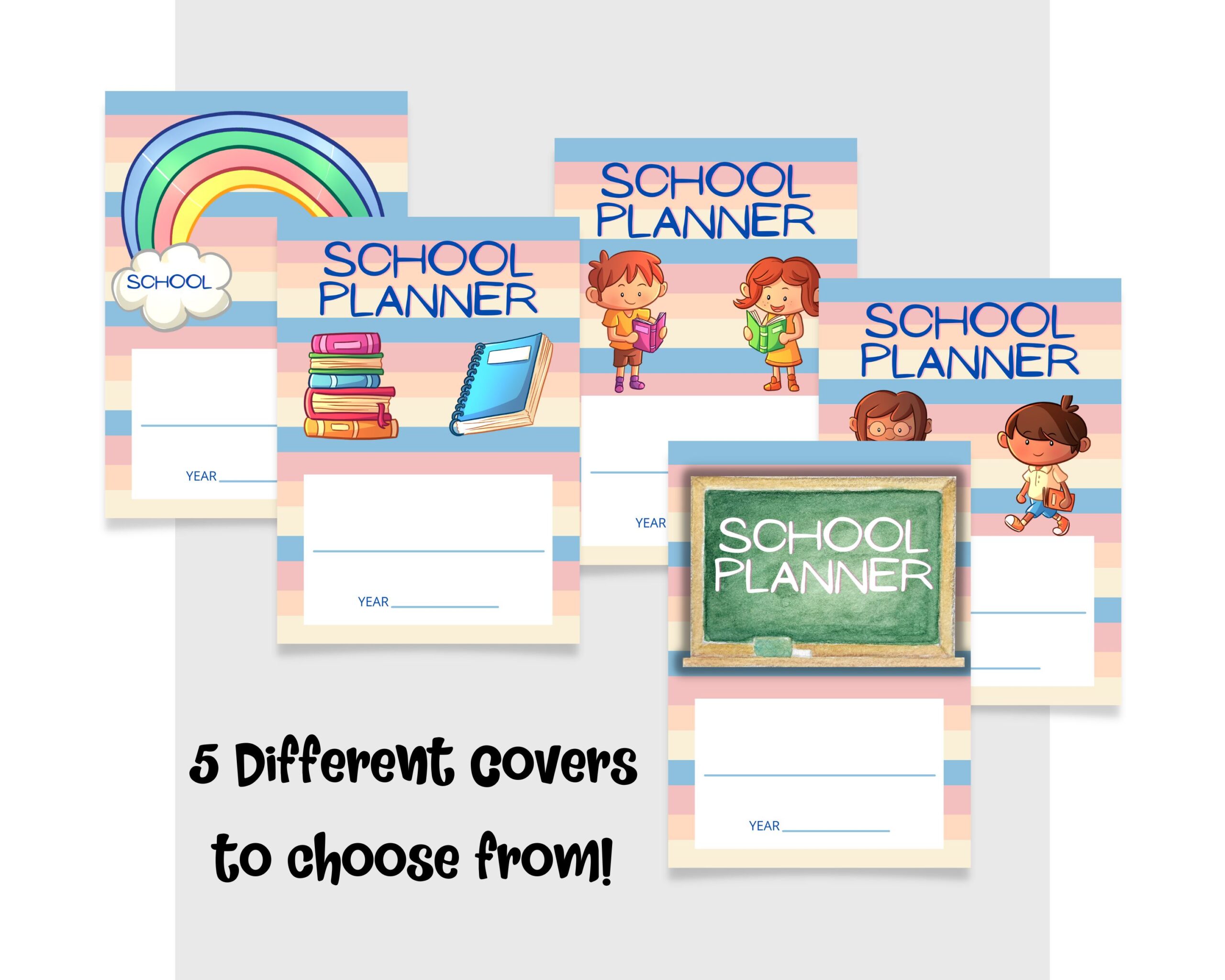 School Planner Covers