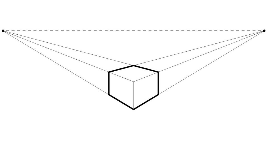 2 point perspective drawing