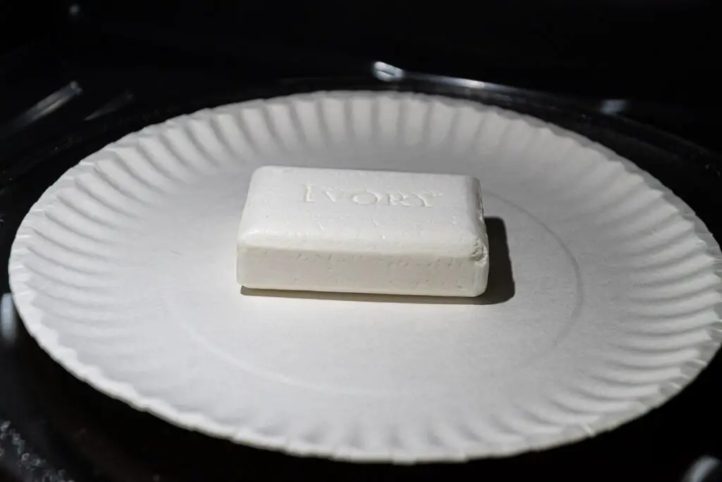 Microwave Experiments - Bar of Soap