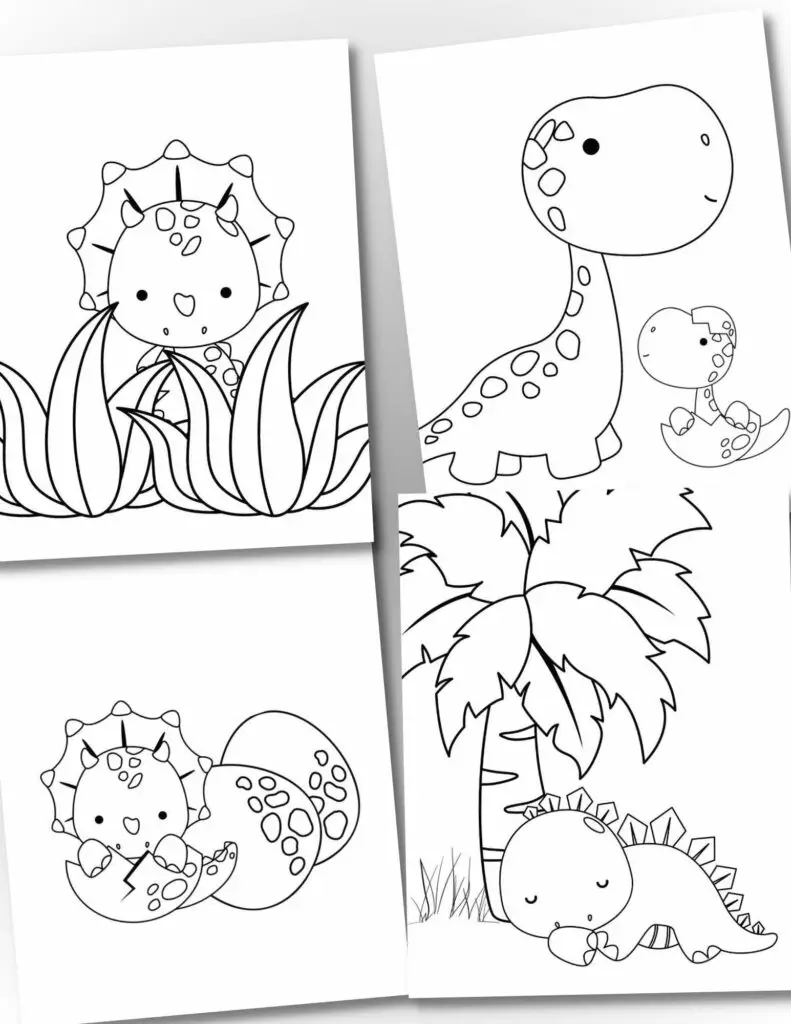 Free Dinosaur Coloring Pages Printable