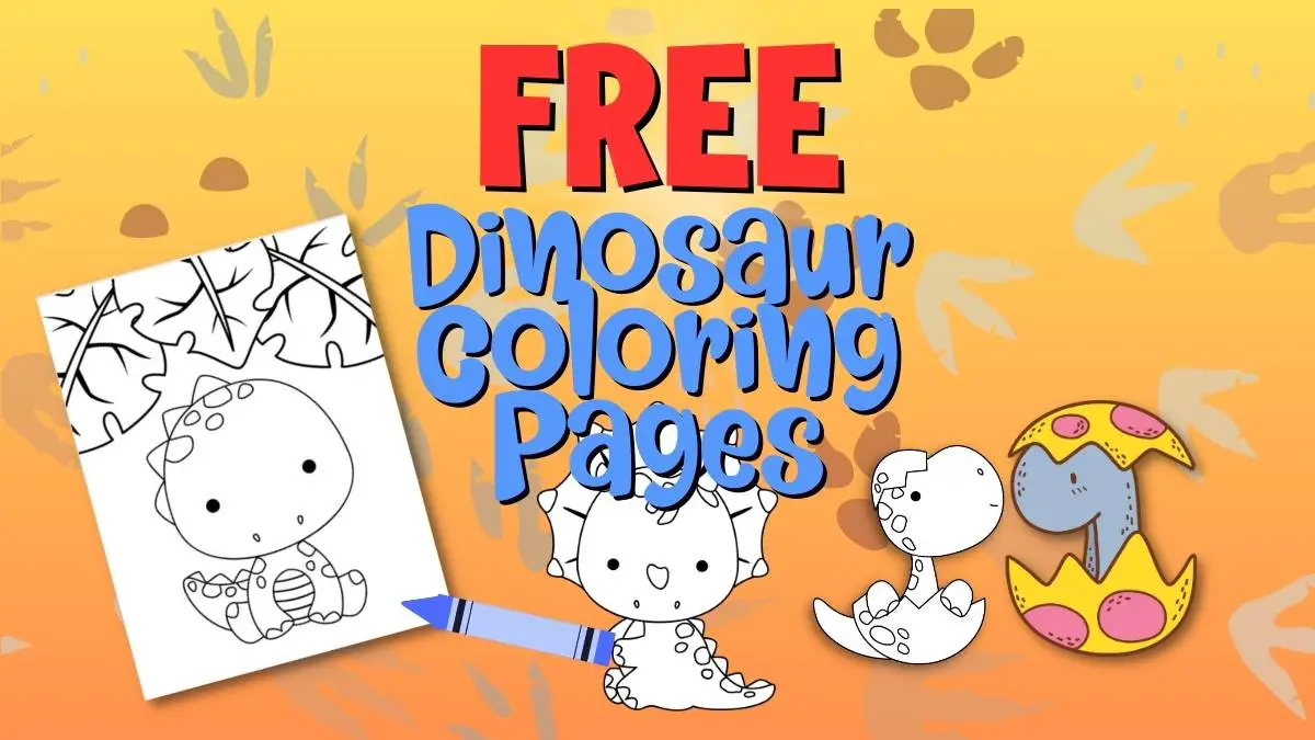 Free Printable Dinosaur Coloring Pages