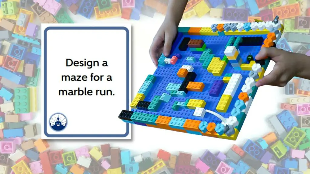 Lego Challenge Cards-Maze