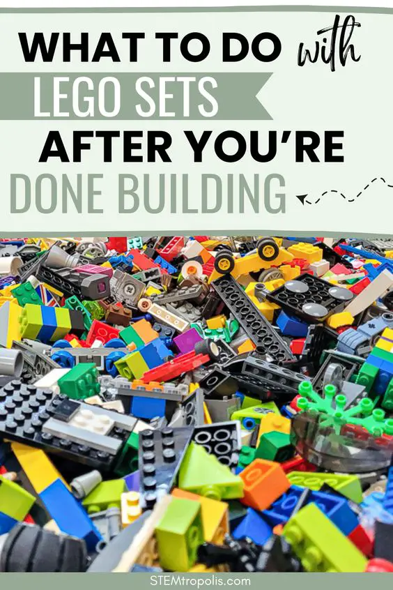 Legos after building