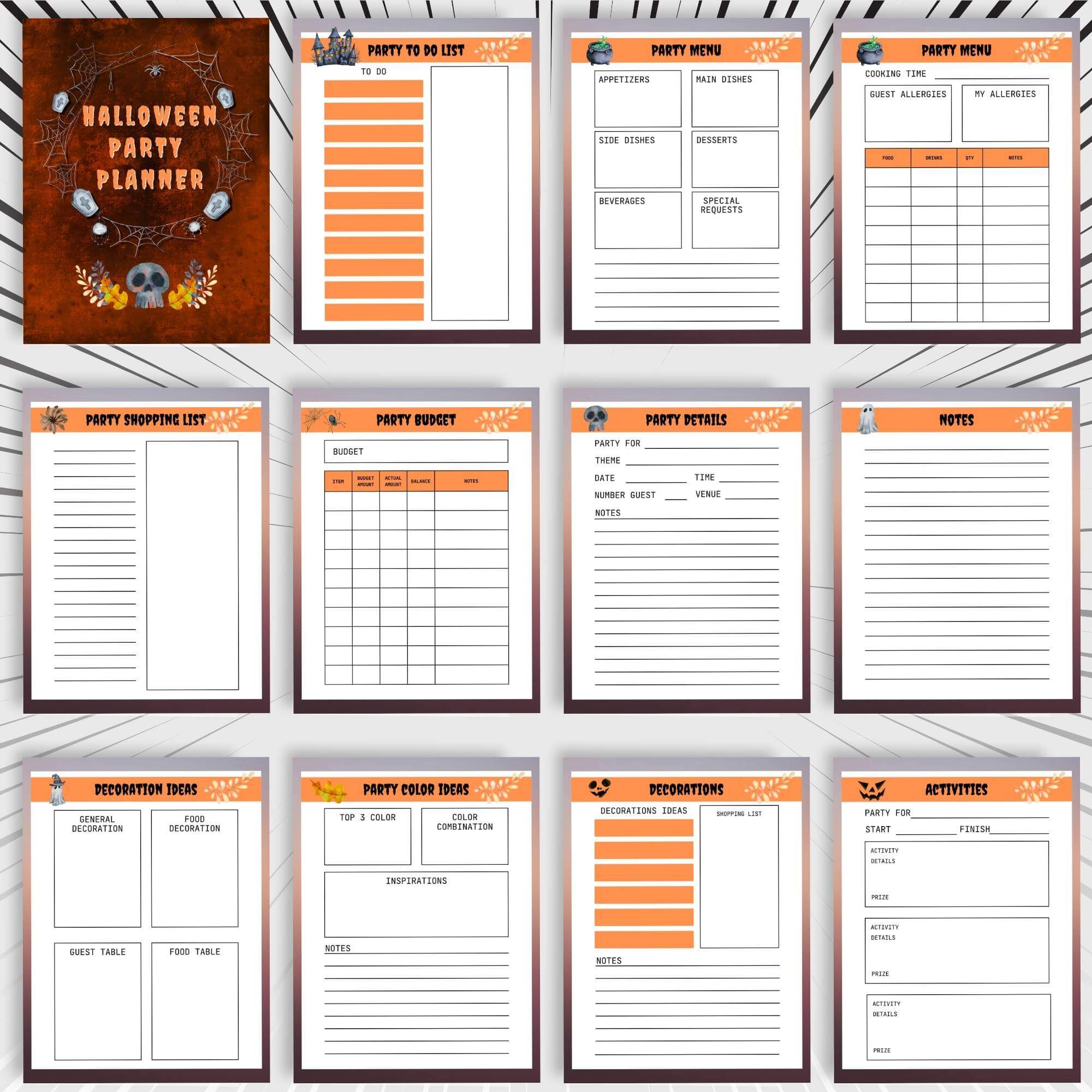 Halloween Planner