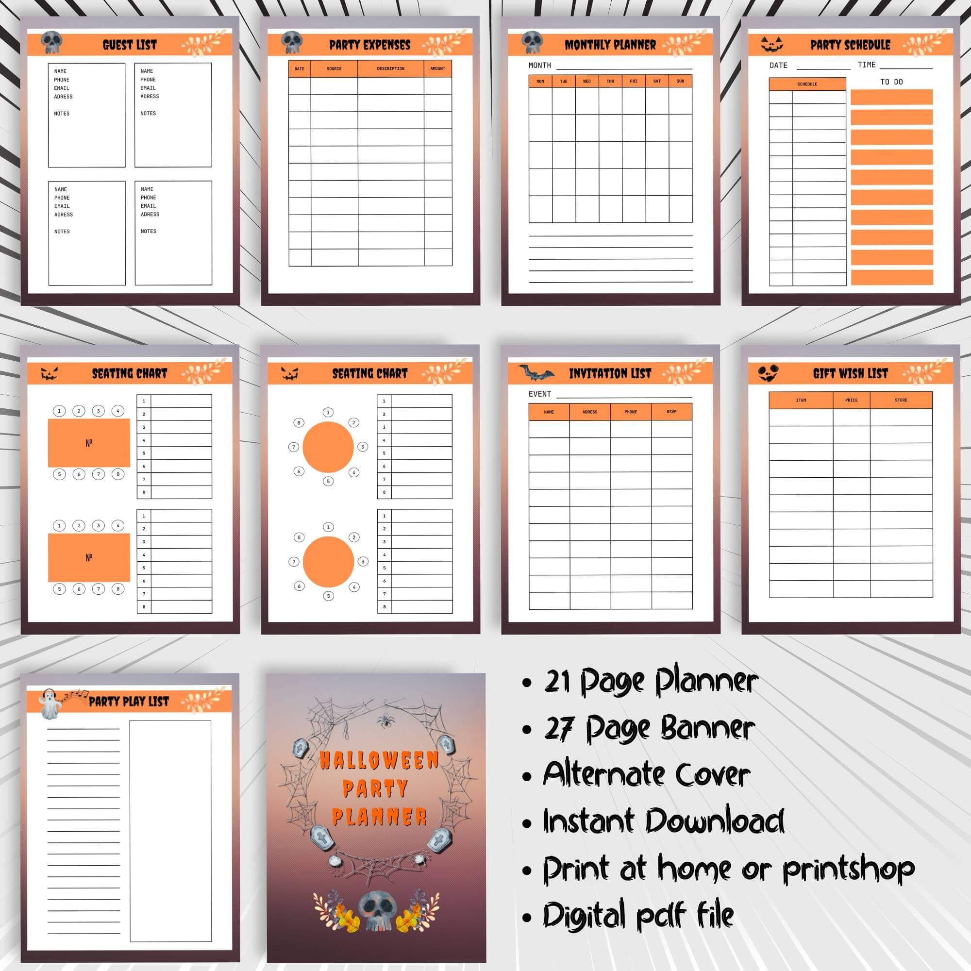 Halloween Planner