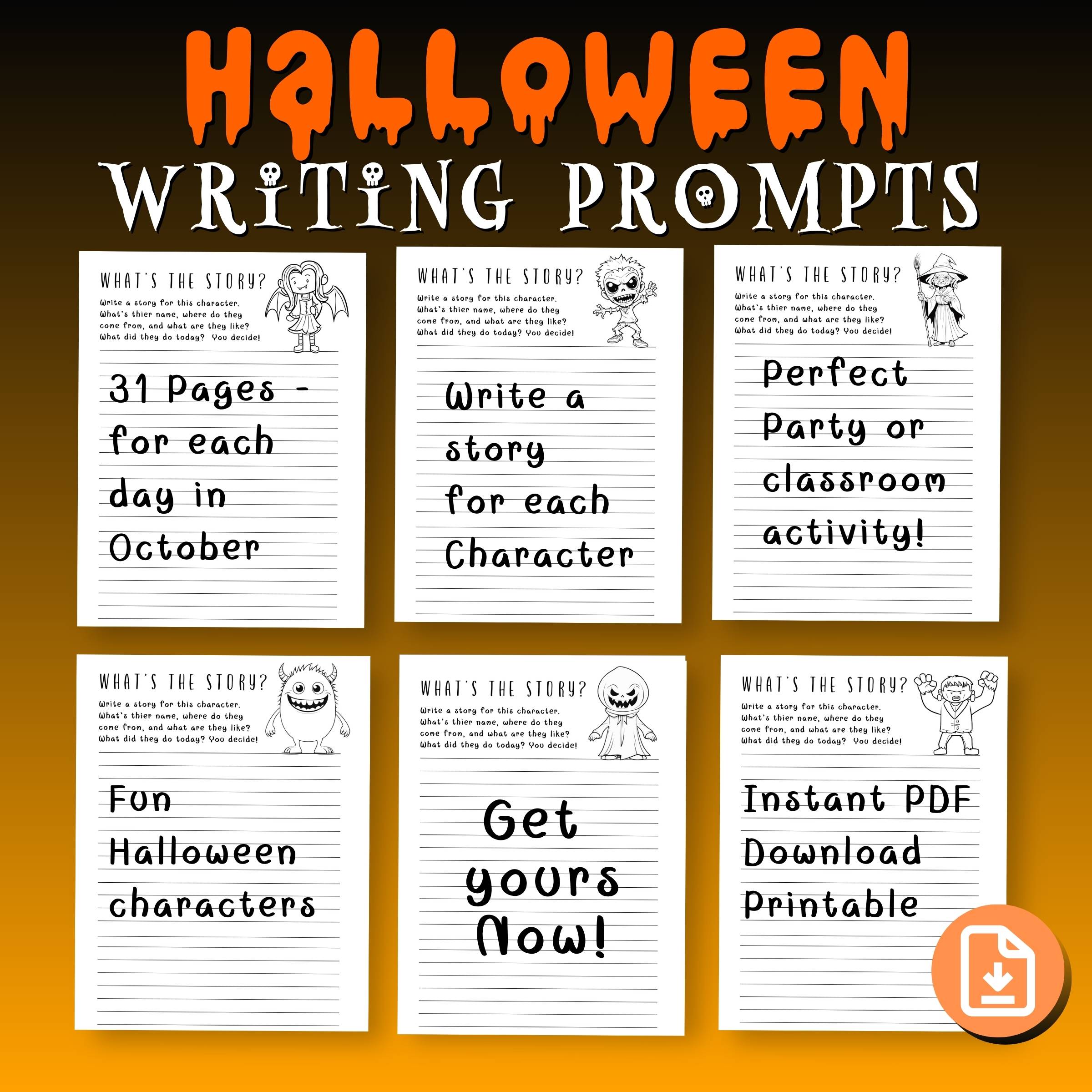 Halloween Writing Prompts