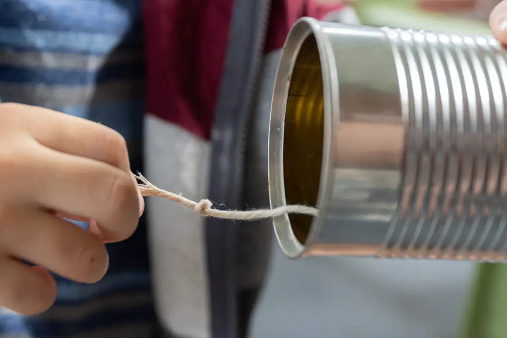 Tin Can wind chime