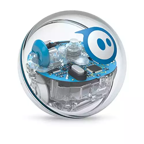 Sphero SPRK+: App-Enabled Robot Ball with Programmable Sensors + LED Lights – STEM Educational Toy for Kids – Learn JavaScript, Scratch & Swift