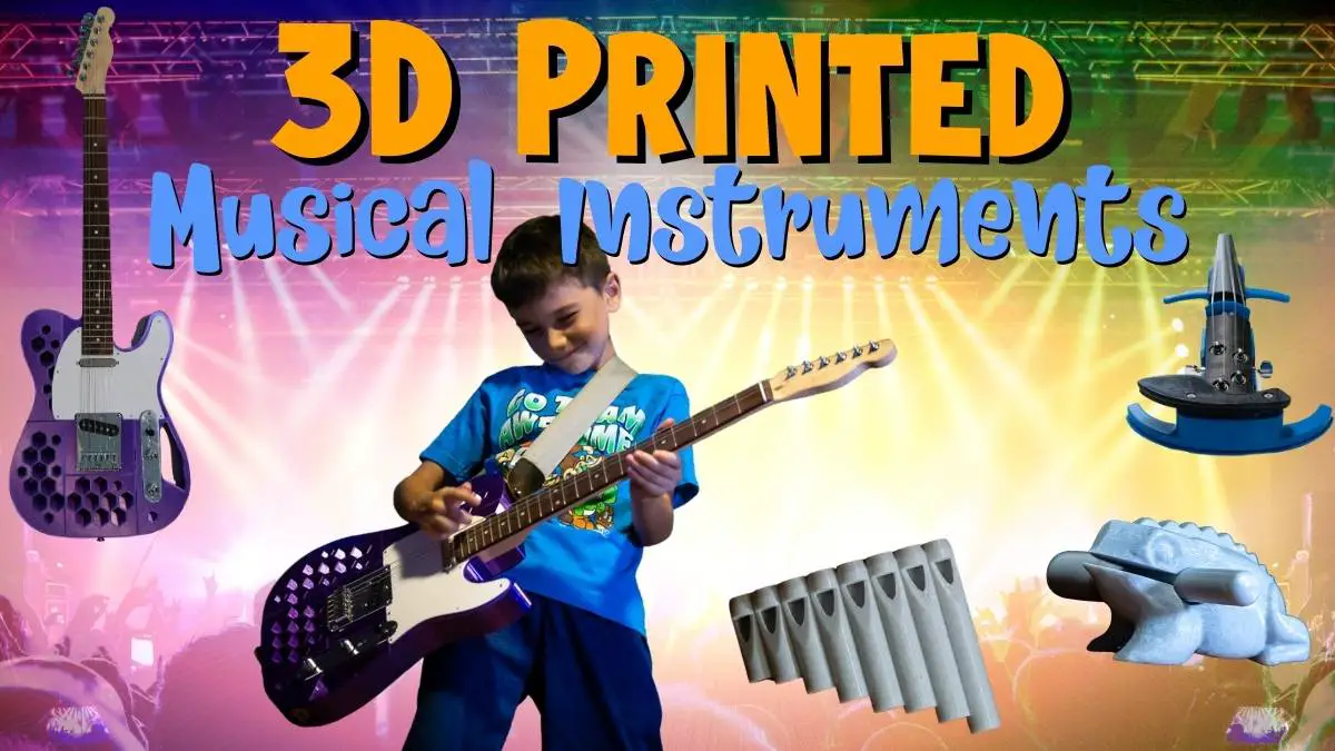 Awesome 3D Printed Musical Instruments (With Free 3D Models)