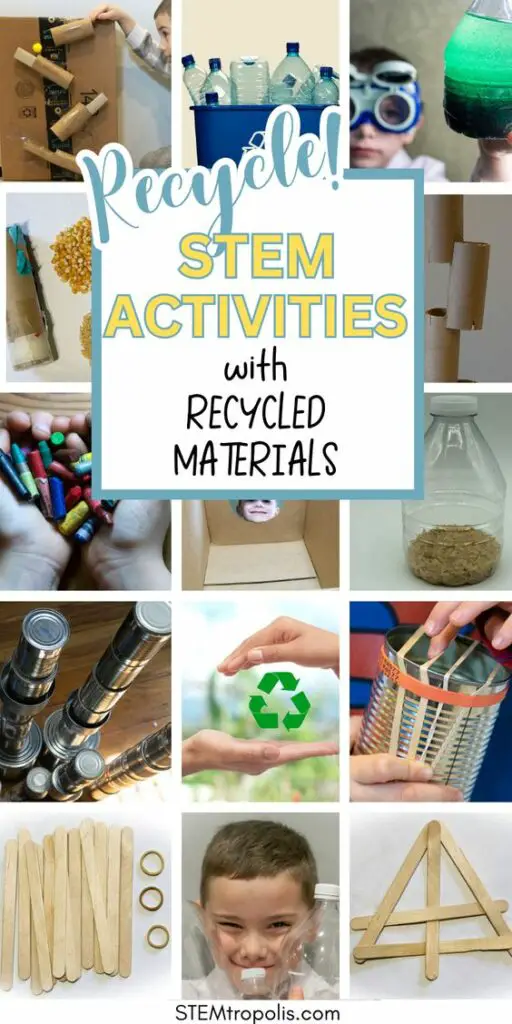 STEM activities with recycled materials