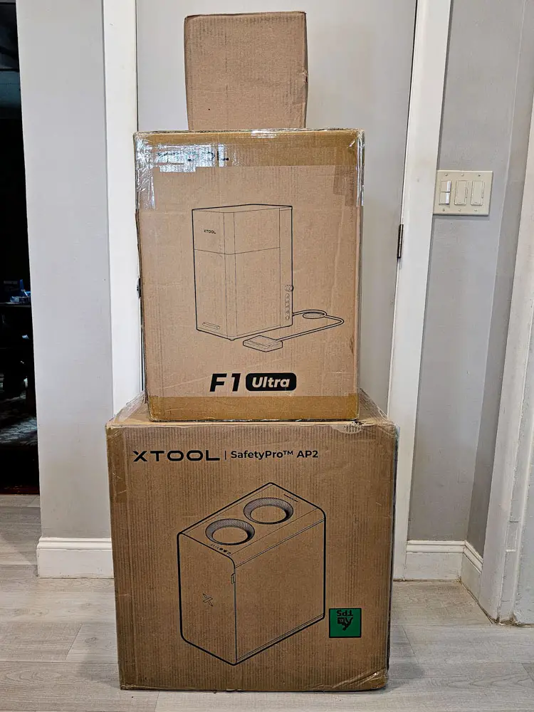 xTool F1 Ultra shipment