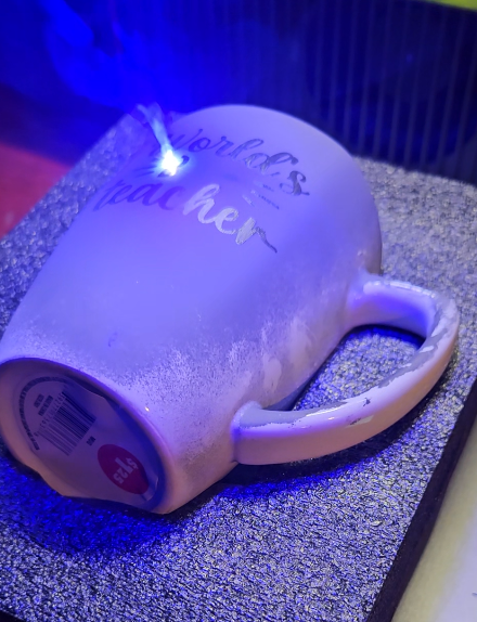 Laser Engraving a Mug