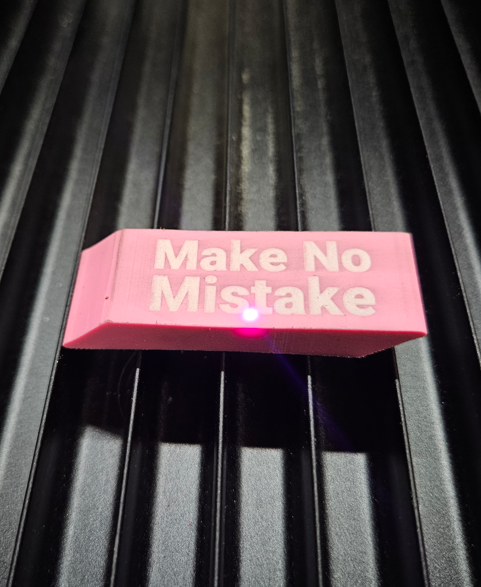Laser Engraved Eraser