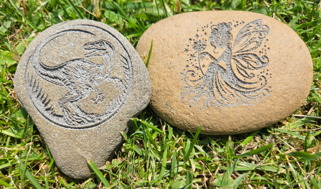Laser Engraved Stones
