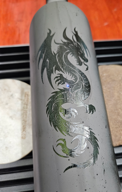 Laser Engraved Wine Bottle